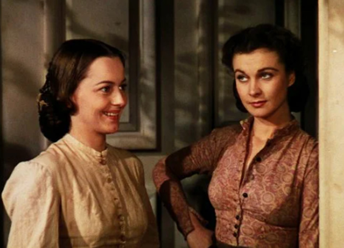 Две главные героини романа «Унесенные ветром» в экранизации 1939 года