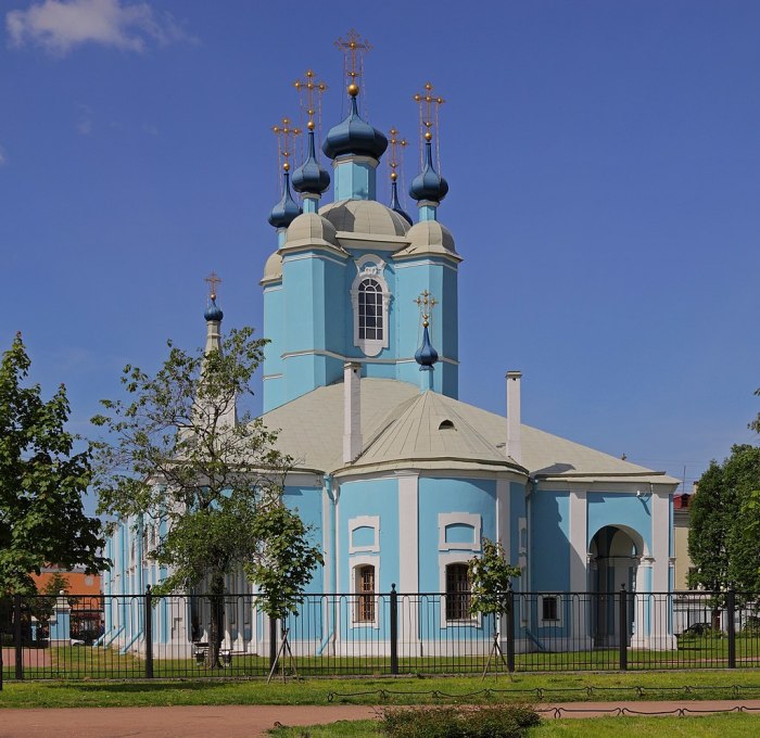 Собор Преподобного Сампсония Странноприимца в Санкт-Петербурге в котором, возможно, состоялось тайное венчание Екатерины II и Григория Потемкина.