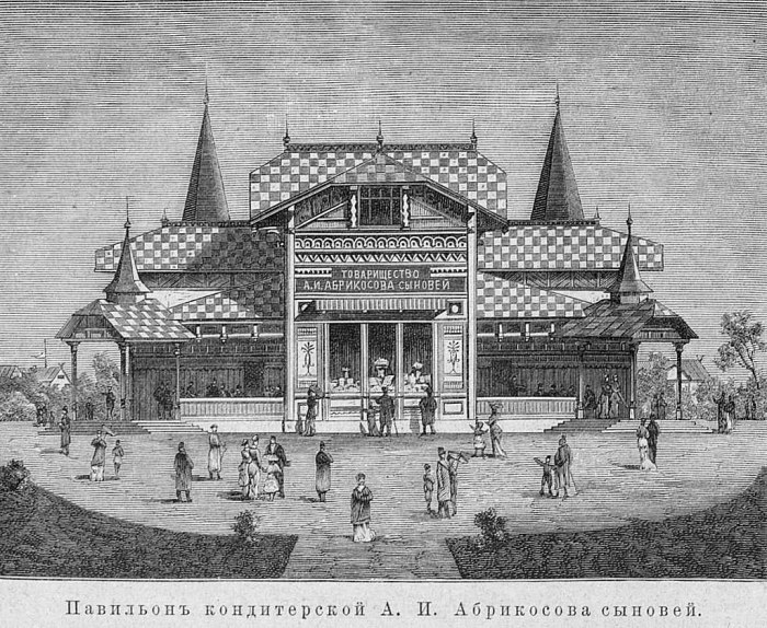 Павильон товарищества на Всероссийской художественно-промышленной выставке 1882 года в Москве