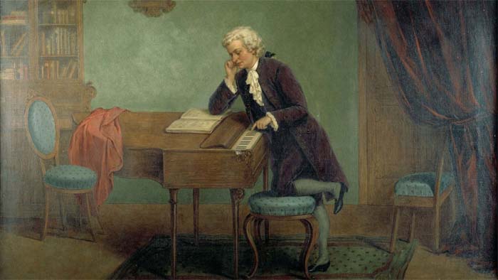 Йозеф Бач «Моцарт сочиняет»