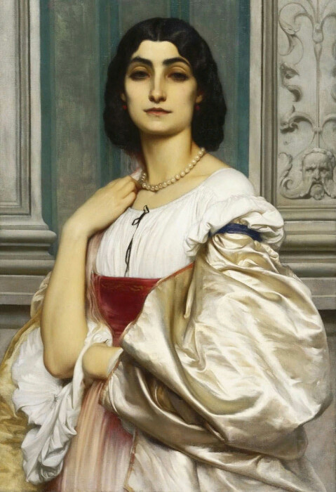 Фредерик Лейтон, Римская дама (портрет Анны Ризи)