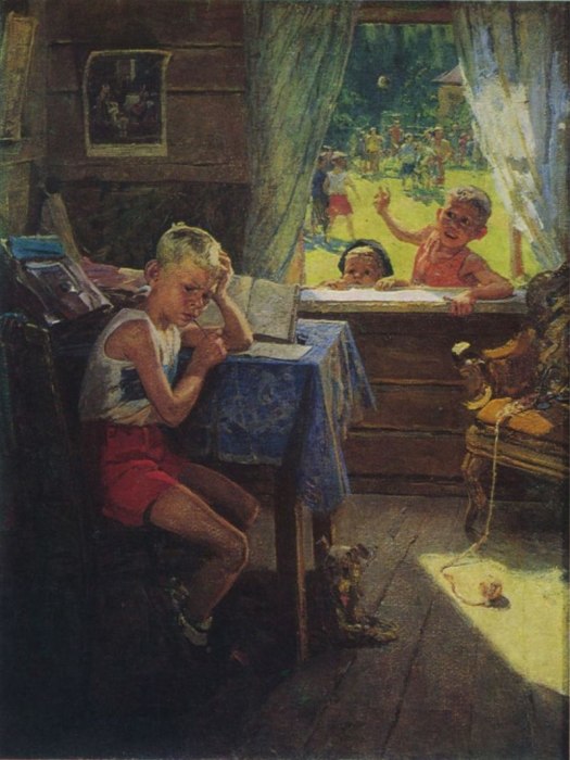 Фёдор Решетников, «Переэкзаменовка», 1954 год