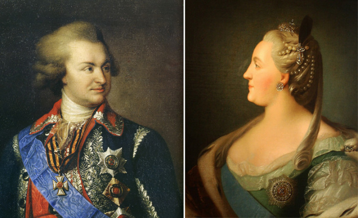 Светлейший князь Григорий Потёмкин-Таврический и Екатерина II