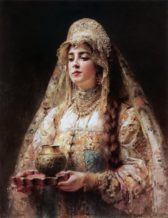 Константин Маковский, Чарка меду. 1890-е
