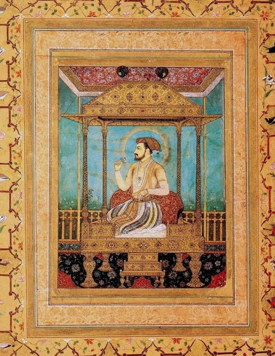 Говардхан. Шах Джахан на Павлиньем троне. ок. 1635 г.