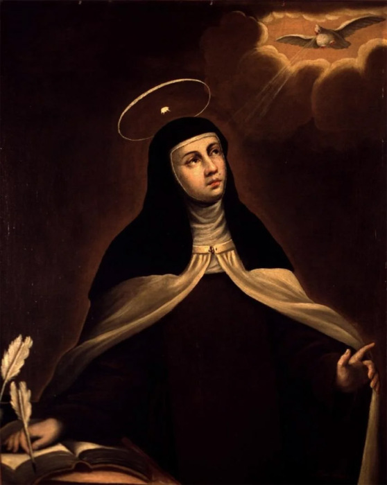 Святая Тереза на картине XVII века