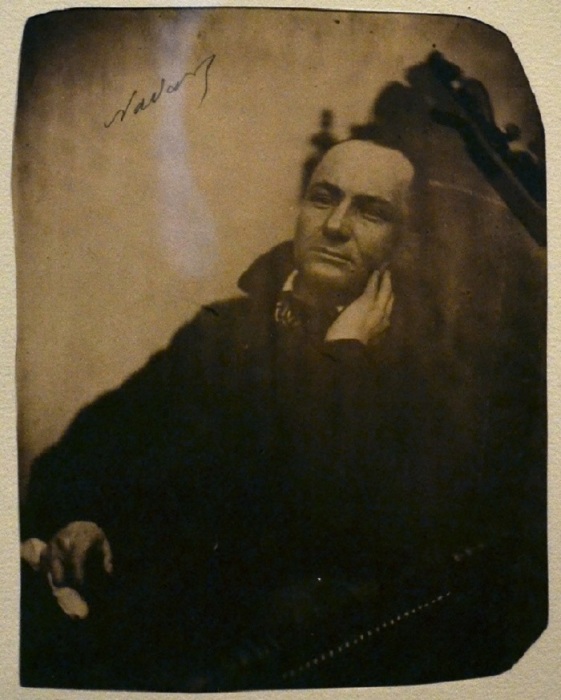  Феликс Надар. Портрет Шарля Бодлера. Около 1855 года