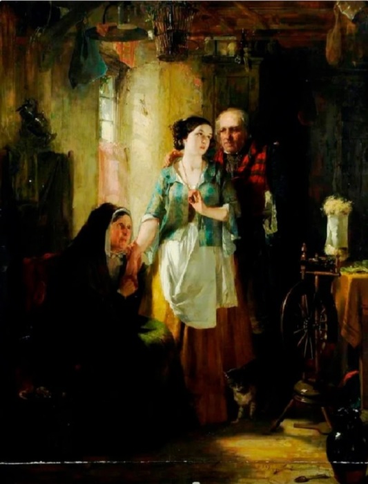 Томас Фаед «Старый Робин Грей», 1850 год