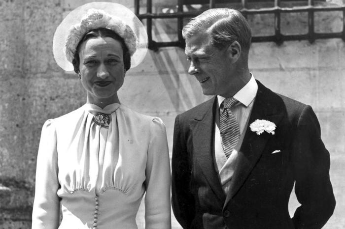 Свадебное фото: Эдуард VIII и Уоллис Симпсон, 3 июня 1937 г.