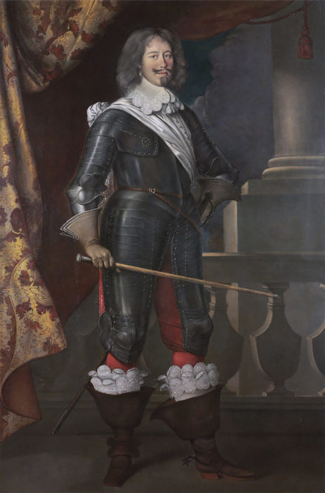 Портрет графа де Тревиля, хранившийся в замке Труавиль