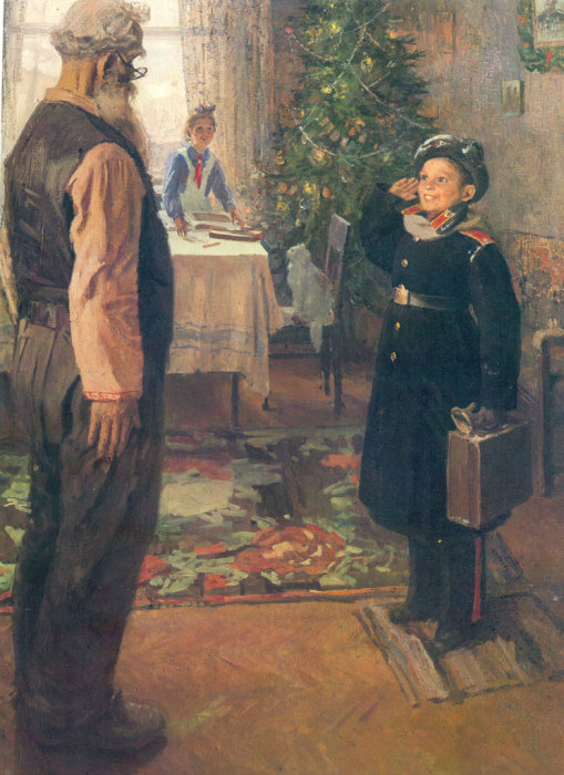 Фёдор Решетников, «Прибыл на каникулы», 1948 год