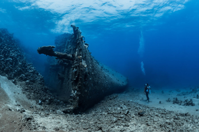 Франц Дабенхофер «Миллион надежд» Кораблекрушение», Почетное упоминание «Ocean Art 2018», категория «Широкоугольная беззеркальная камера»