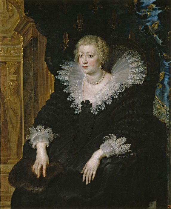 Анна Австрийская, портрет кисти Рубенса