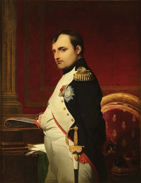 Наполеон I Бонапарт (1769–1821), портрет кисти Поля Делароша 