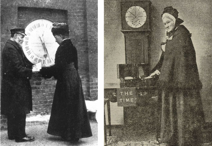 Рут Бельвиль (1908 год) и ее мать  Мария Бельвиль (1892 год). Обе женщины работали продавцами времени