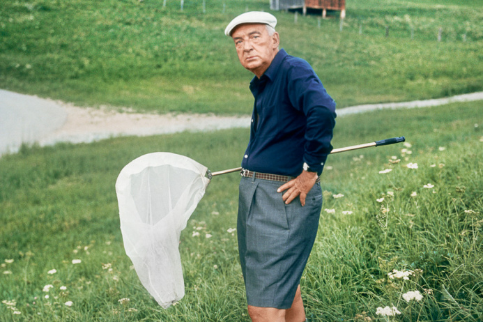 Владимир Набоков в окрестностях швейцарского Монтрё, 1975г. Фото: Хорст Тэйп 