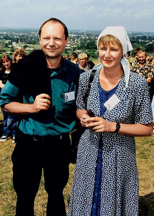 Екатерина Шукшина с мужем Йенсом Зигертом. / Фото: www.7days.ru