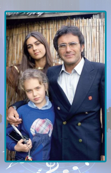 Аль Бано и Ромина Пауэр с дочерью.