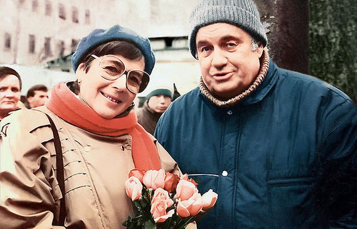 Эльдар Рязанов и Нина Скуйбина. / Фото: www.7days.ru