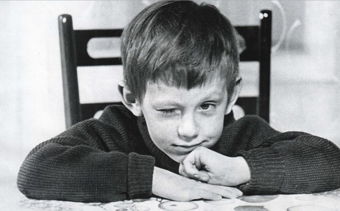 Александр Басов в детстве.