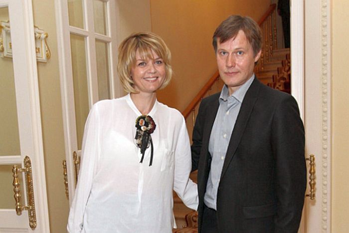 Юлия Меньшова и Игорь Гордин. / Фото: www.globalmsk.ru