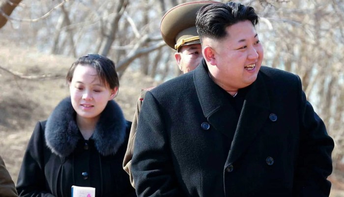 Ким Чен Ын в сопровождении сестры. / Фото: www.thedailybeast.com