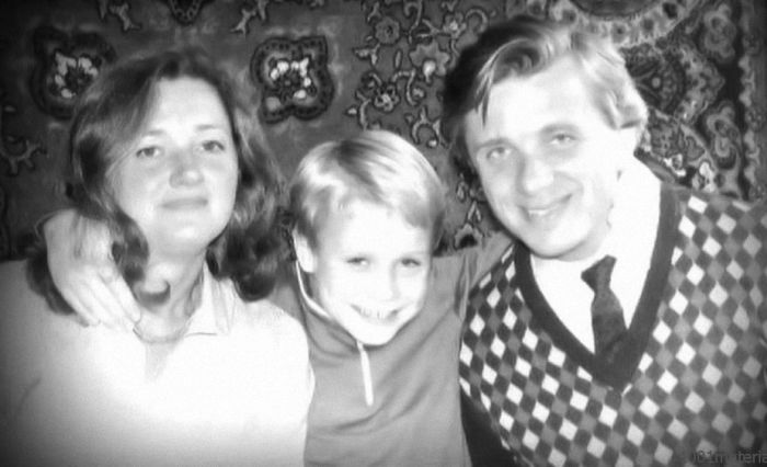 Евгений Стеблов с женой Татьяной и сыном Сергеем. / Фото: www.kakprosto.ru