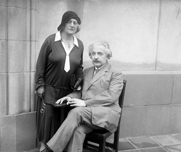 Альберт и Эльза Эйнштейн. / Фото: www.pinimg.com