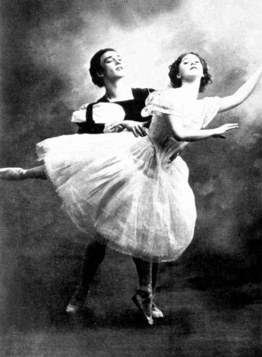 Вацлав Нижинский и Тамара Красавина, «Жизель», 1910. / Фото: www.peterburg.center