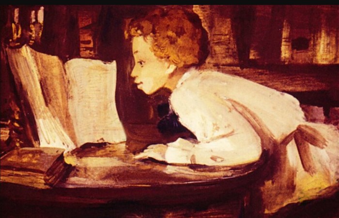 Будущий поэт в детстве много читал. / Фото: www.malenkii-genii.ru