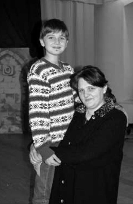 Ксения Румянцева с сыном Никитой. / Фото: www.smena.ru