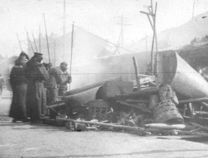 Сжигание вещей из зараженных домов во время эпидемии чумы в Манчьжурии. / Фото: www.istorik.net