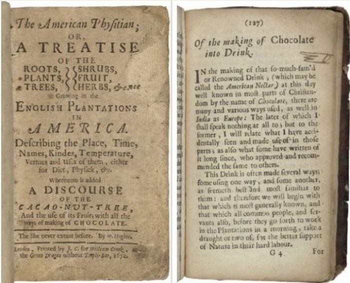 Уильям Хьюз опубликовал свой знаменитый трактат по американской Ботанике в 1672 году. / Фото: www.rarecooking.com