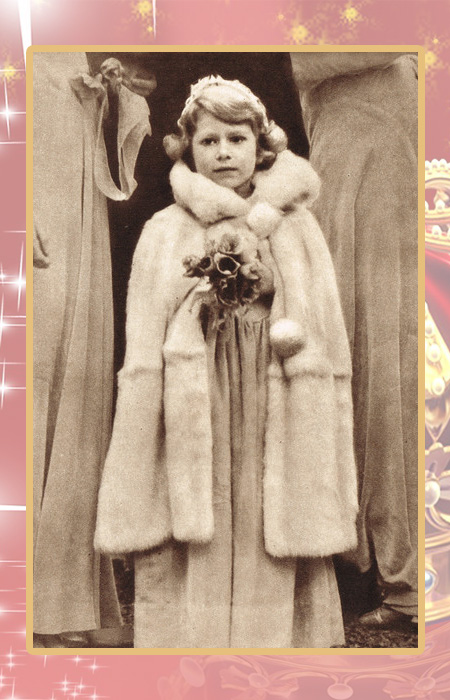 Елизавета II в детстве.