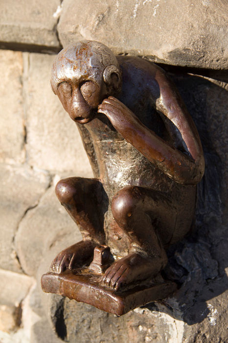 Сторожевая обезьяна, Монс, Бельгия. / Фото: www.wikimedia.org