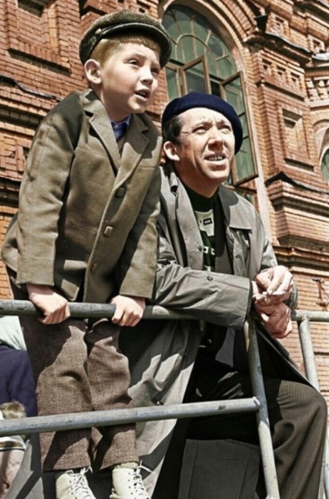 Юрий Никулин с сыном. / Фото: www.elot.ru