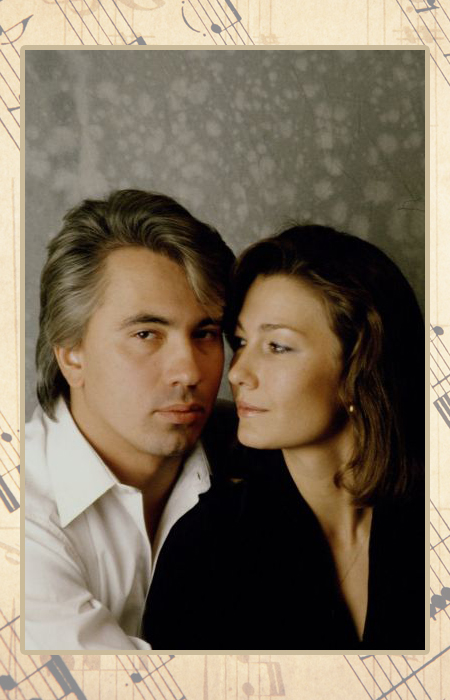 Дмитрий Хворостовский с первой женой Светланой.