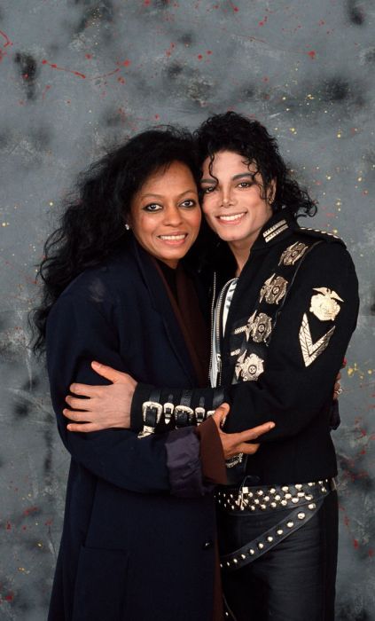 Майкл Джексон и Дайана Росс. / Фото: www.pinimg.com