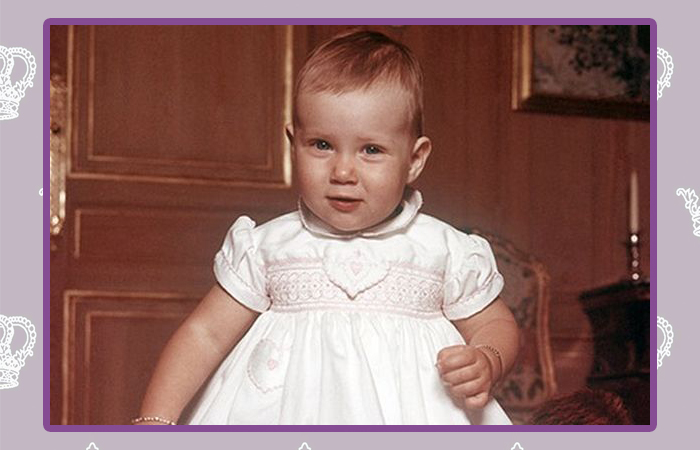 Принцесса Марта Луиза в детстве.