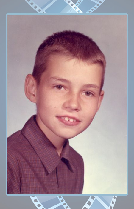Джим Керри в детстве.