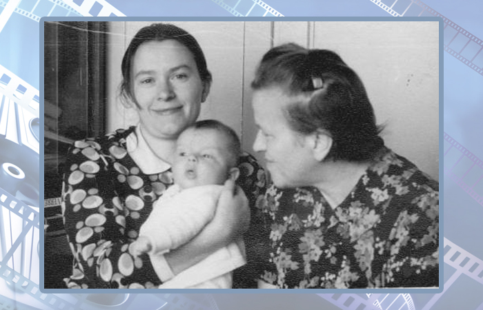 Валентина Талызина с мамой и дочерью.