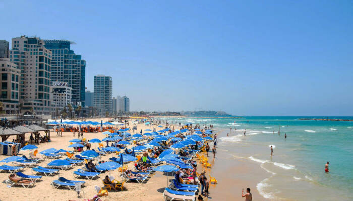 Пляж Иерусалим в Тель-Авиве. / Фото: www.kuku.travel