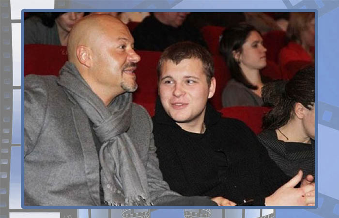 Федор Бондарчук с сыном.