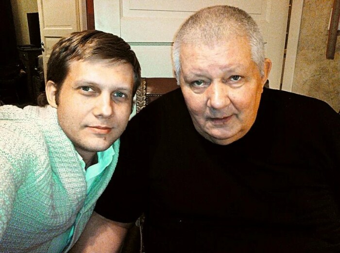 Борис Корчевников с отцом. / Фото: www.yandex.net