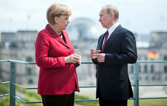 Ангела Меркель и Владимир Путин. / Фото: www.spiegel.de