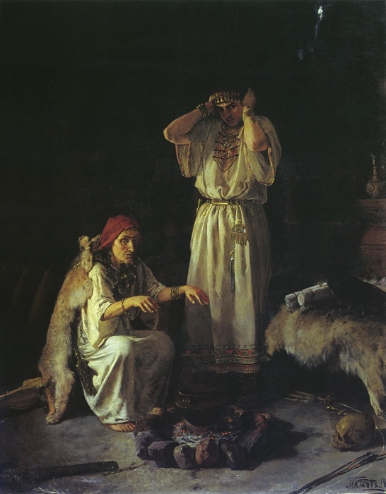Михаил Петрович Клодт, «Колдунья», 1891 год. / Фото: www.stydiai.ru