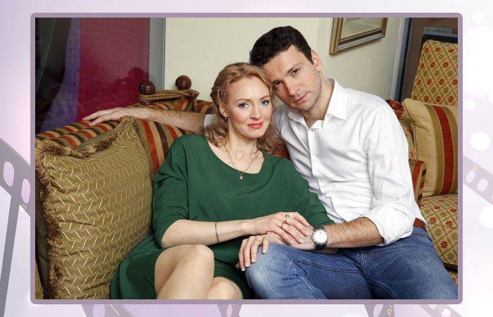 Антон Хабаров с женой Еленой.