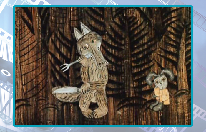 Кадр из мультфильма «Лиса и заяц».