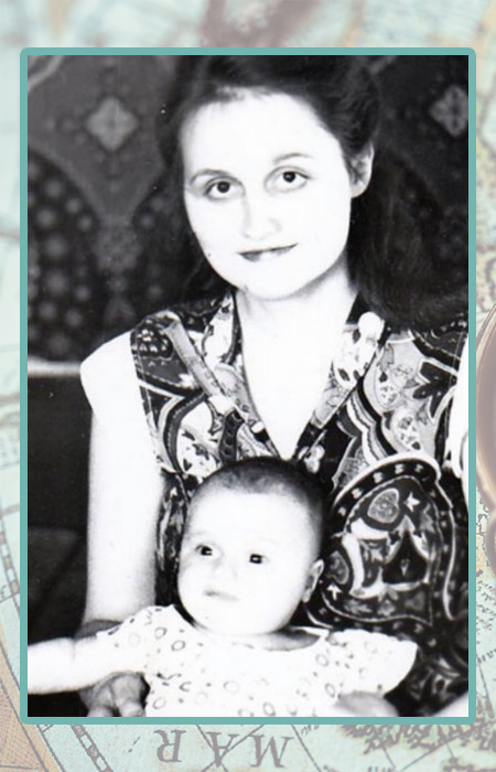 Ирина Деревич с дочерью.