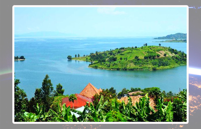 Озеро Киву, Африка.